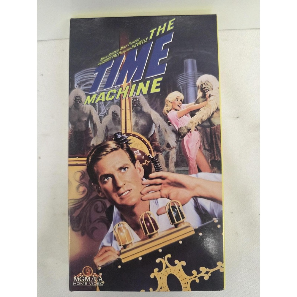 Vintage The Time Machine VHS Tape MGM Home Entertainment Sci-Fi Rod Taylor 1960